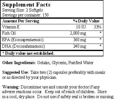 NCB Golden Alaska Deep Sea Fish Oil 1000 mg - 300 Softgels - image 2