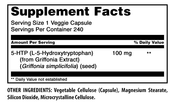 Amazing Formulas 5-HTP (Hydroxytryptophan) Supplement