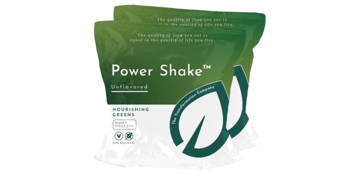 Purium Power Shake Unflavored Vegan Meal Replacement Powder - 30 Servings