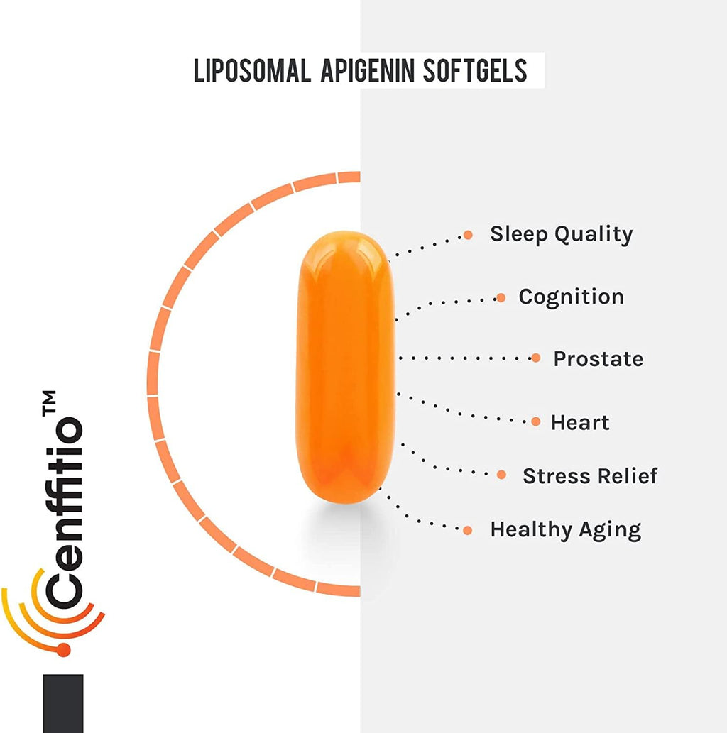 Cenffitio Liposomal apigenin 500mg Softgels - Optimal Apigenin