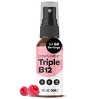 Complement Vegan Vitamin Triple B12 Liquid Spray 1500 mcg - 60 Servings