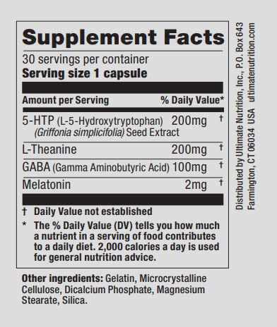 Ultimate Nutrition REM Zone Sleep Support - 30 Vegan Capsules - image 3