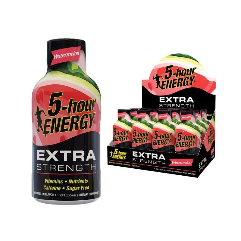 Living Essentials 5-Hour Energy Extra Strength Sugar Free - 12 Shots