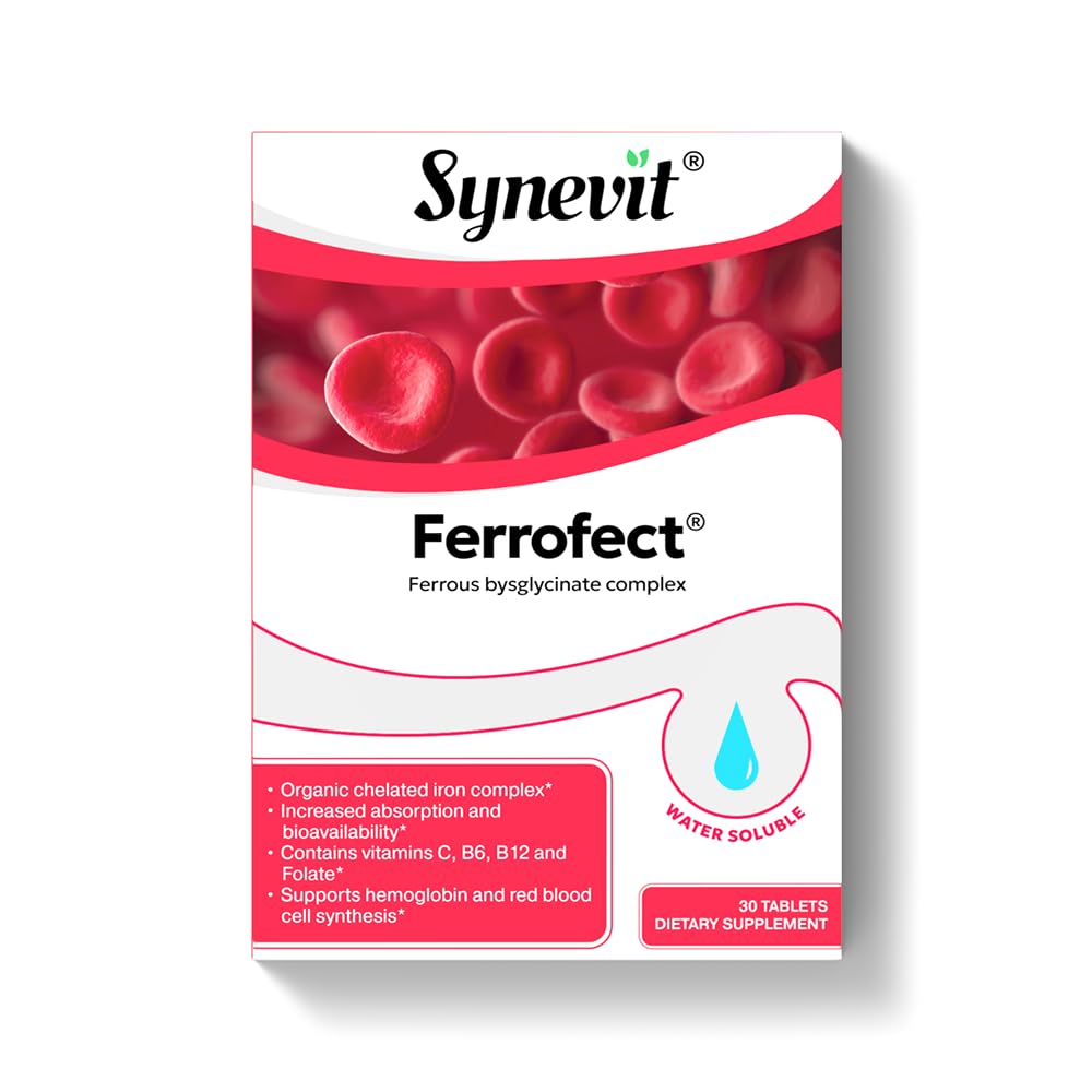 Synevit Ferrofect Iron Supplement Tablets - 30 Tablets