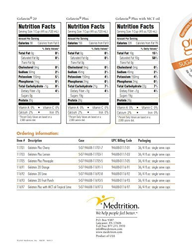 Medtrition Gelatein 20 Fruit Punch Protein Supplement - 12 Pack - image 4