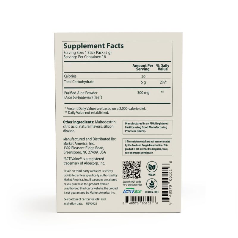 Ultimate Aloe Powder Digestive Drink Mix - 16 Packets - image 6