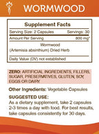 Secrets of the Tribe Wormwood 60/120 Capsules