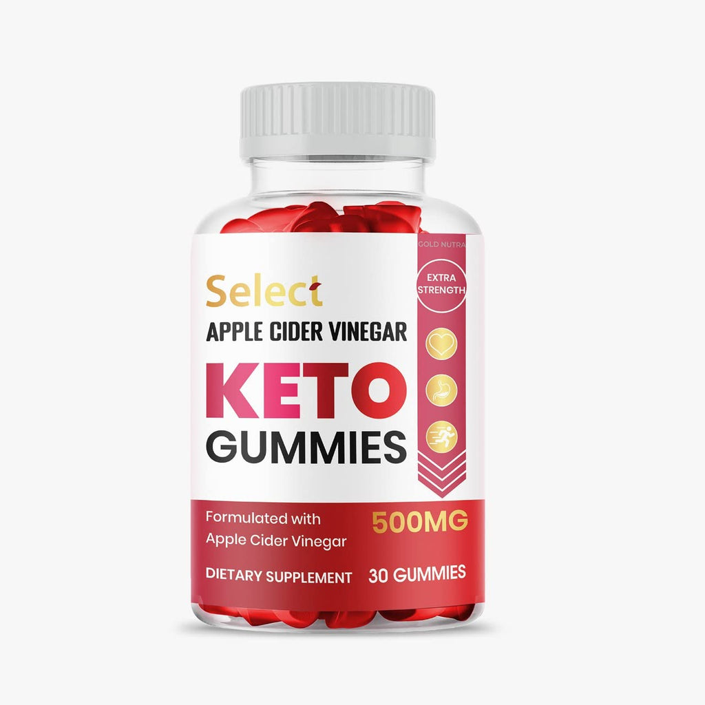 Gold Nutra Select Keto ACV Gummies Maximum Strength - 30 Gummies