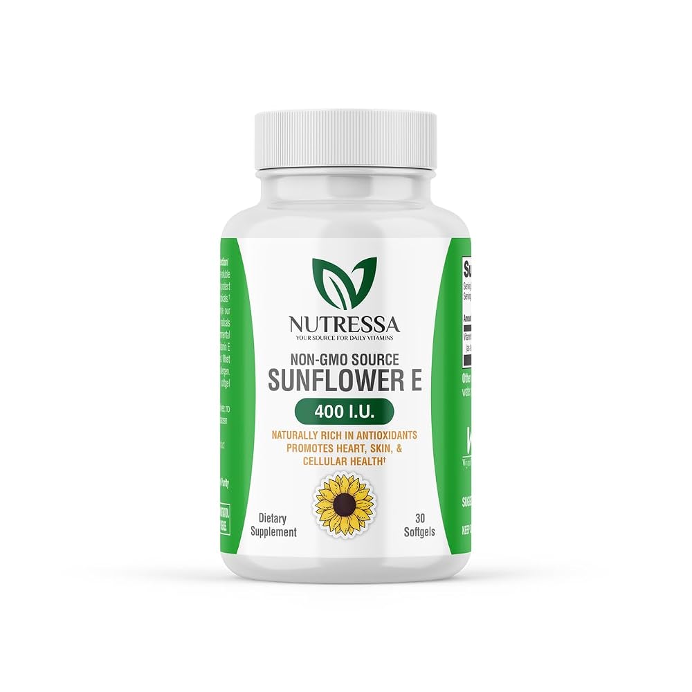Nutressa Non-GMO Sunflower E 400 IU - 30 Softgels