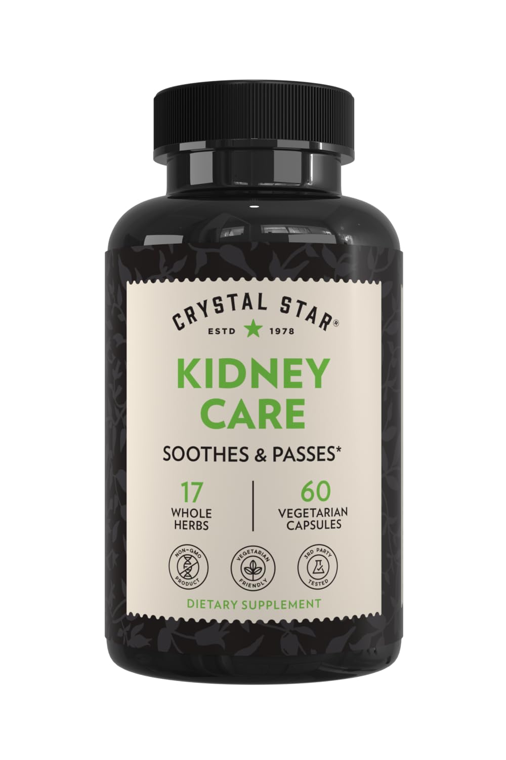 Crystal Star Kidney Care Herbal Supplement - 60 Capsules