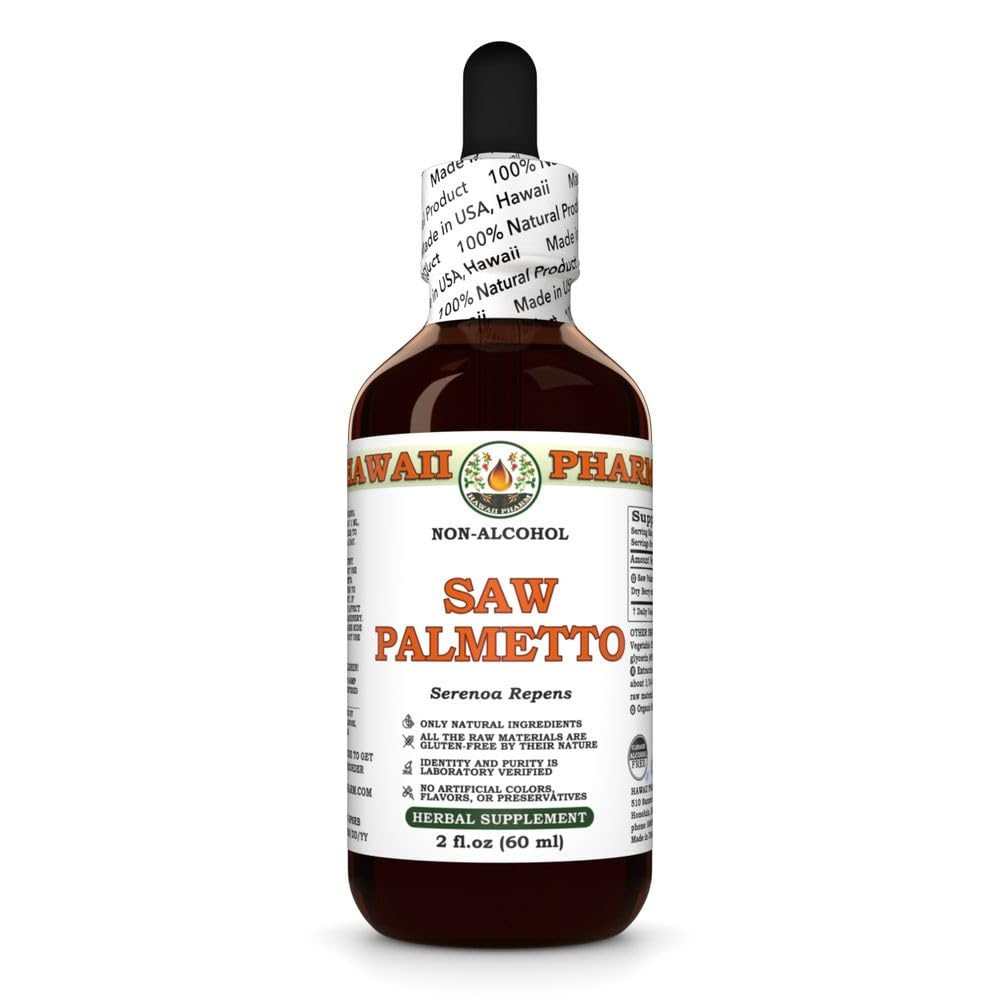 Hawaii Pharm Saw Palmetto (Serenoa repens) Berry Alcohol-Free Extract