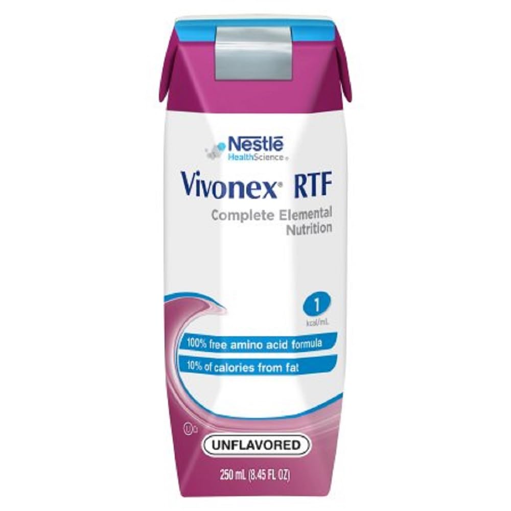 Vivonex RTF Elemental Nutrition Liquid - 24 x 250 mL Cans