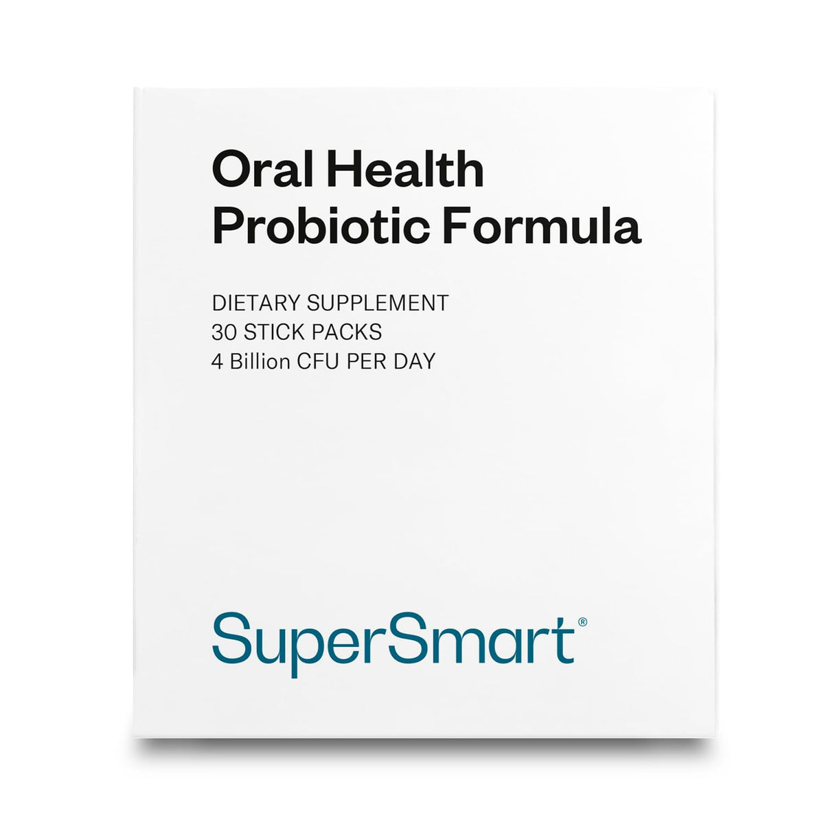 Supersmart Oral Health Probiotics 4 Billion CFU - 30 Sticks