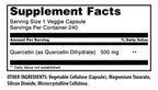 Amazing Formulas Quercetin 500mg Veggie Capsules Supplement