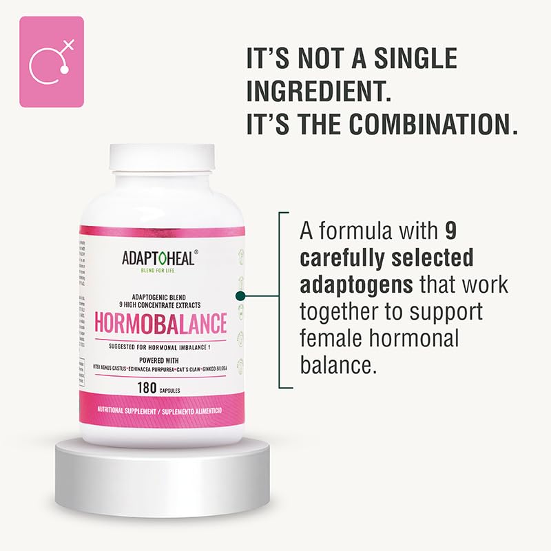 ADAPTOHEAL Hormobalance Hormone Balance for Women - 180 Capsules - image 2