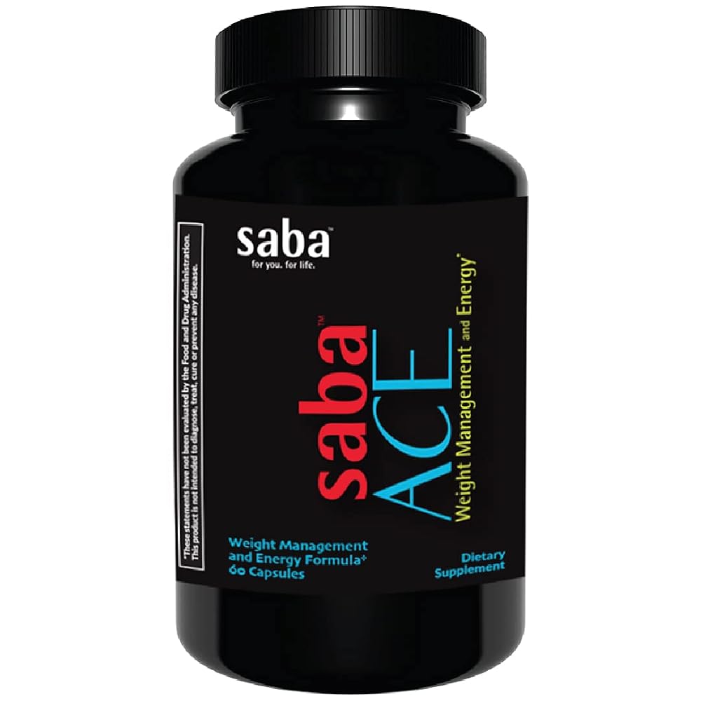 Saba ACE Appetite Control & Energy Support - 60 Vegetarian Capsules