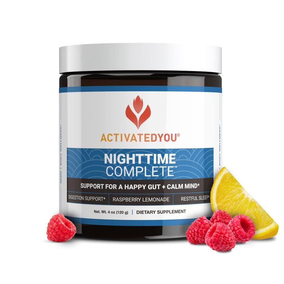 ACTIVATEDYOU Nighttime Complete Powder for Gut & Mind - 30 Servings