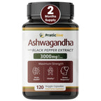 PRATIC LINE Ashwagandha 3000 mg - 120 Vegan Capsules