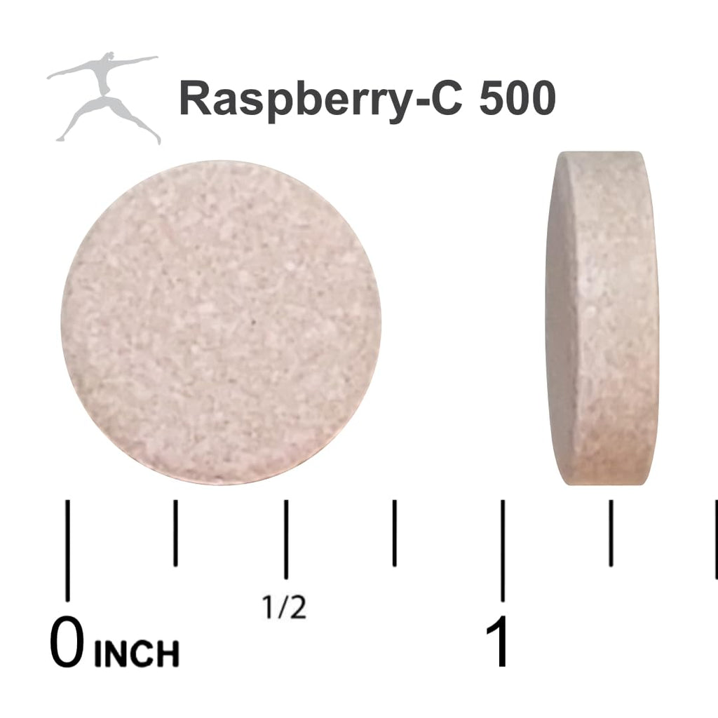 BIOSPEC NUTRITIONALS Raspberry C-500 Chewable Vitamin C - 100 Tablets - image 3