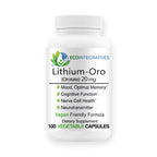 EcoIntegratives Lithium-Oro Orotate Supplement,100 Vegetarian Capsules