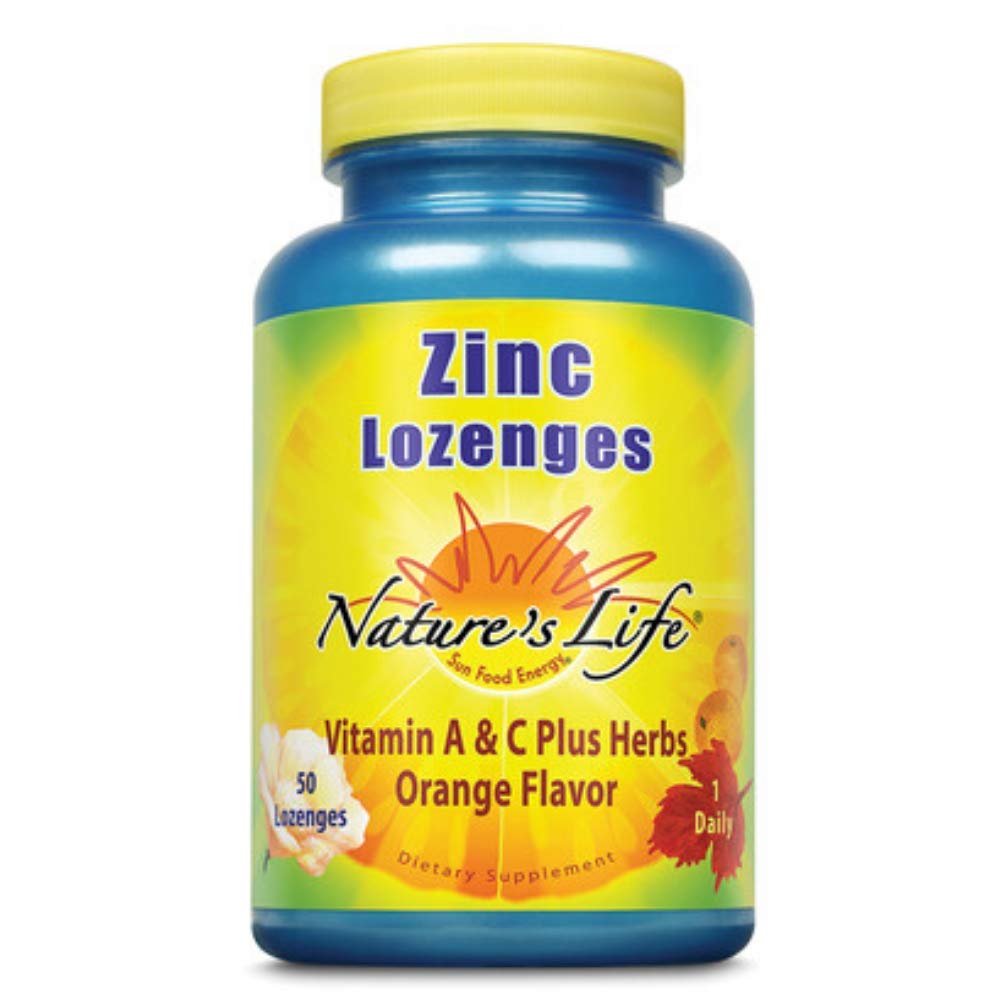 Nature's Life Zinc Lozenges - 50 Count