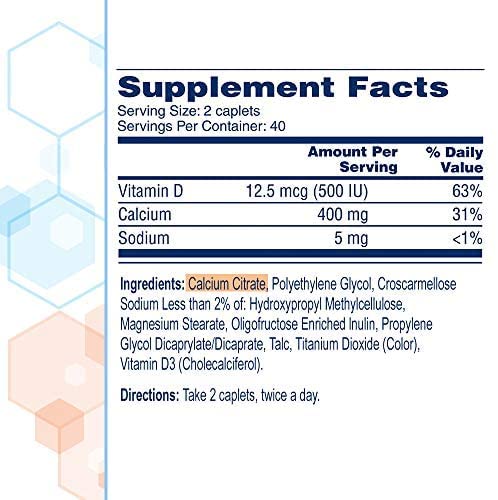Citracal Petites Calcium Citrate with Vitamin D3 - 800 Tablets - image 2