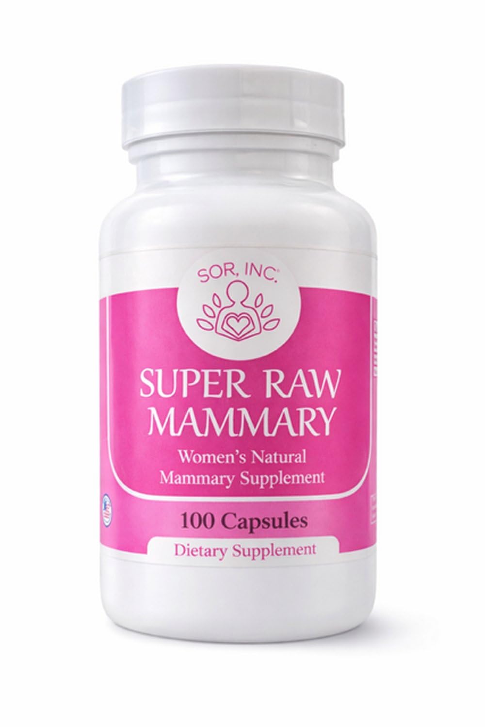 SOR, Inc. SOR Super R Mammary Glandular Supplement 400 mg - 100 Capsules