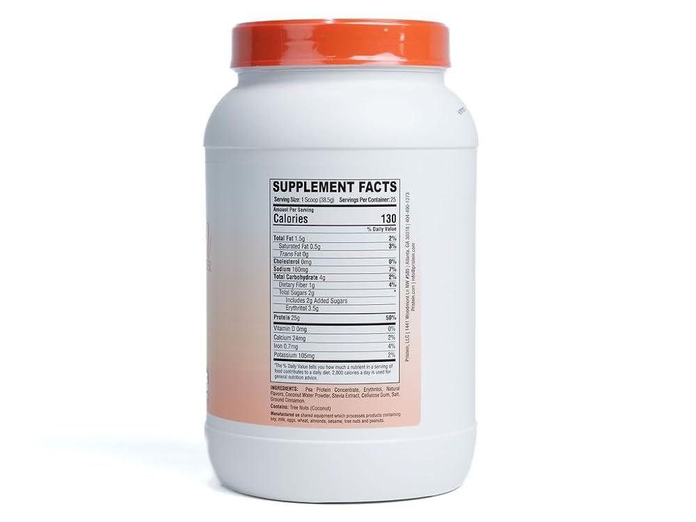 Pristein Vegan Protein Powder Carrot Cake - 25 Servings - image 3