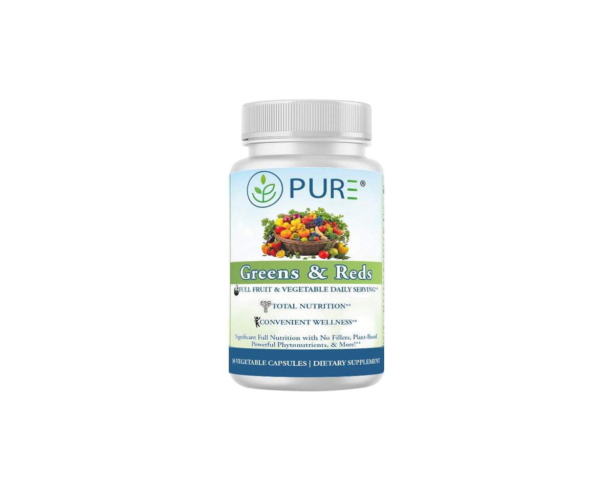 PURE Greens & Reds Capsules - 30 Servings