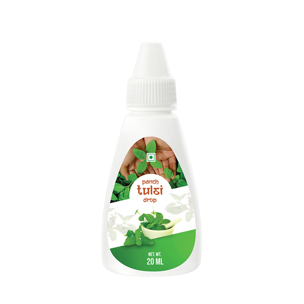 First Bud Organics Tulsi Drop Panch Extract for Immunity - 20 Count