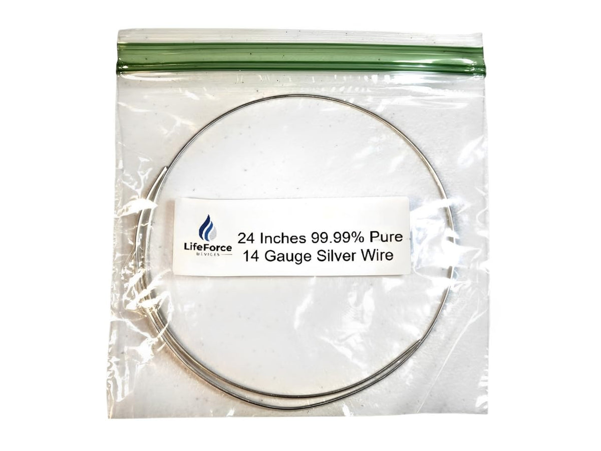 LifeForce Devices Colloidal Silver Generator Wires 9999 Pure 14 Gauge