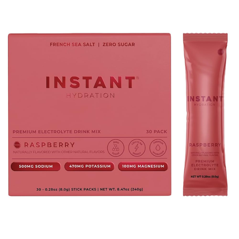 Instant Hydration Electrolytes Powder Packets - Zero Sugar - Keto