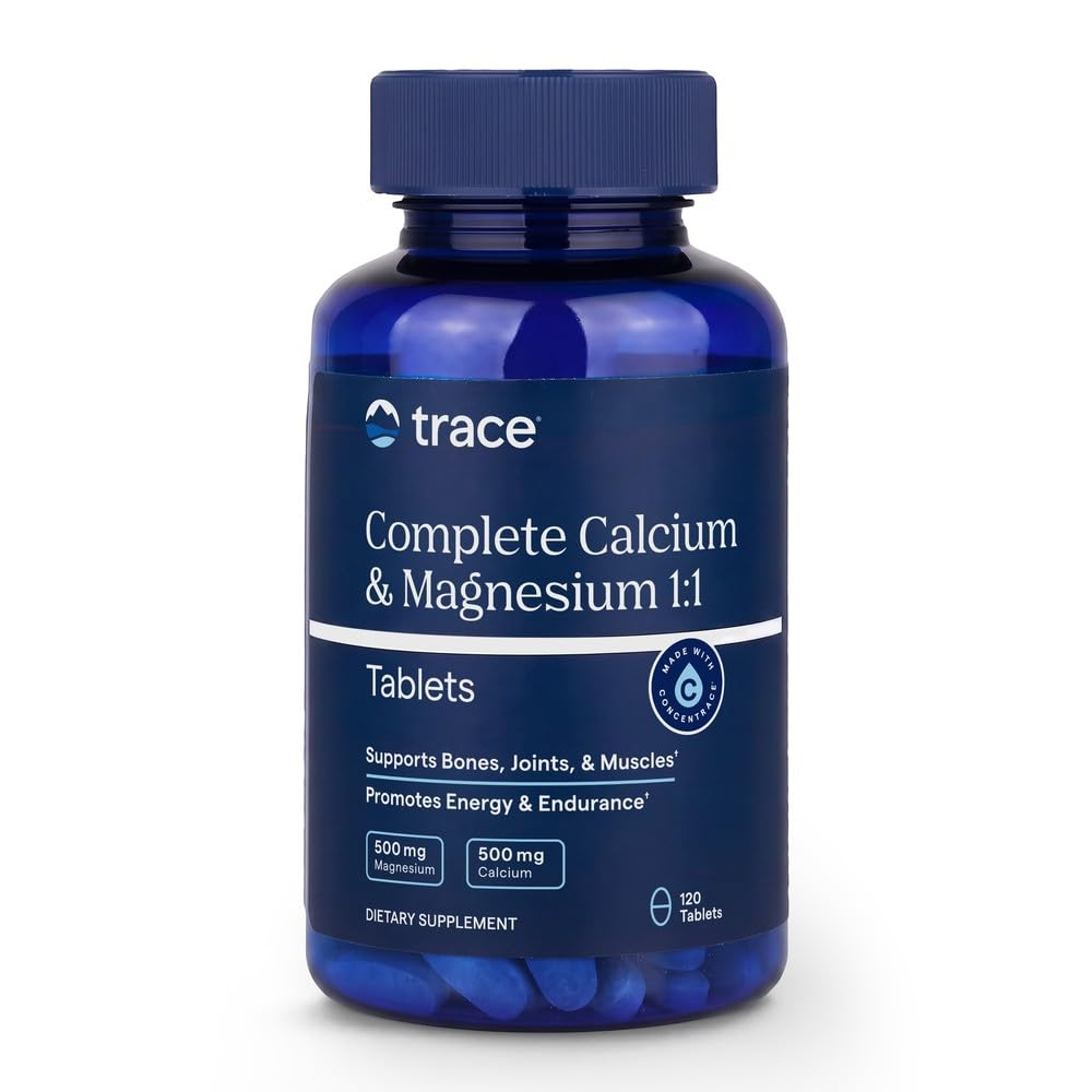 Trace Minerals Cal Mag Supplement - 120 Tablets