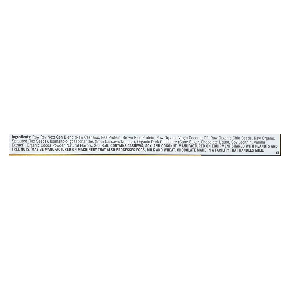 Raw Revolution Rev Glo Double Chocolate Brownie Protein Bar - 12 Count - image 2