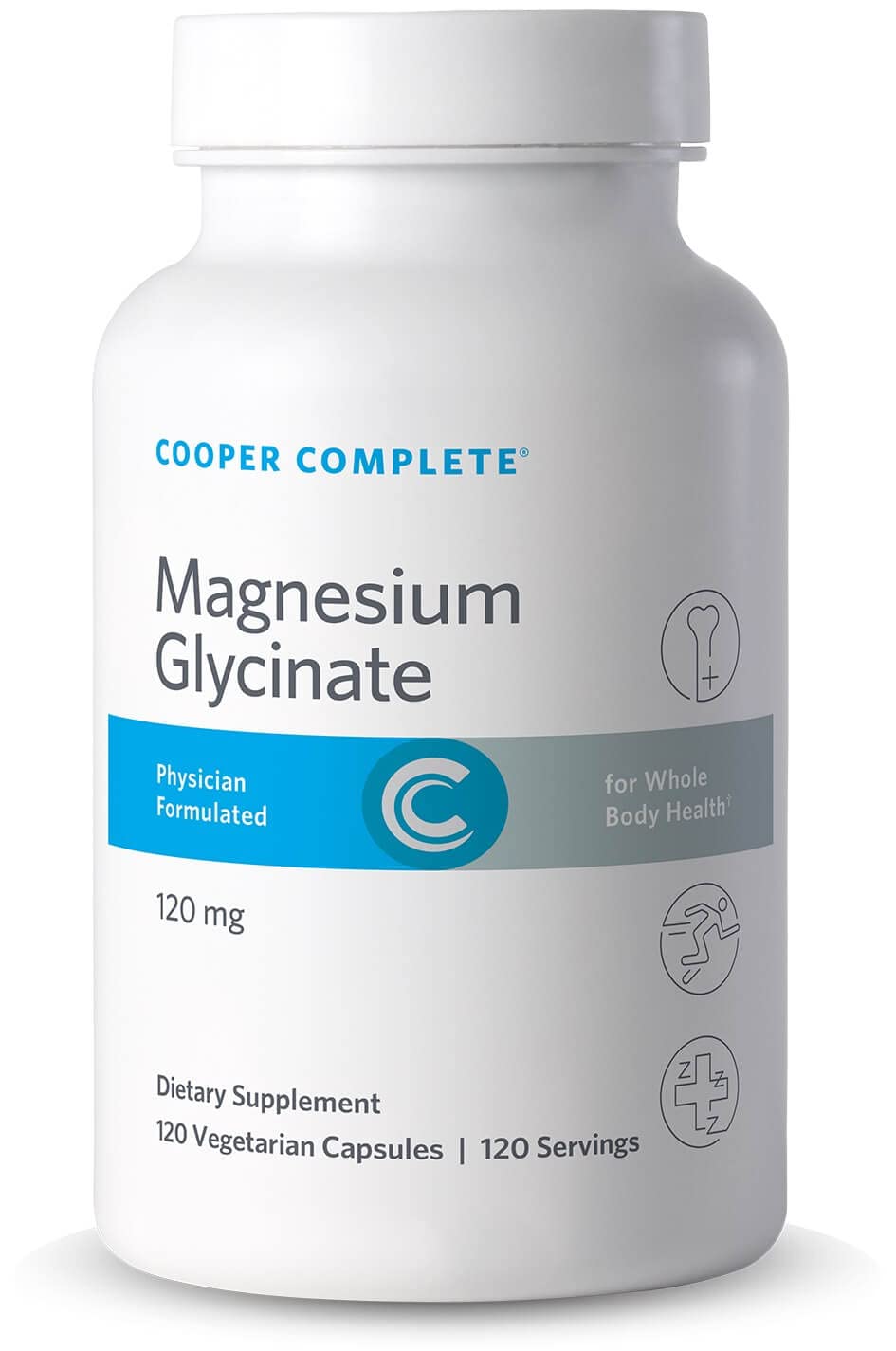 Cooper Complete Magnesium Glycinate 120 mg Sleep Support - 120 Capsules