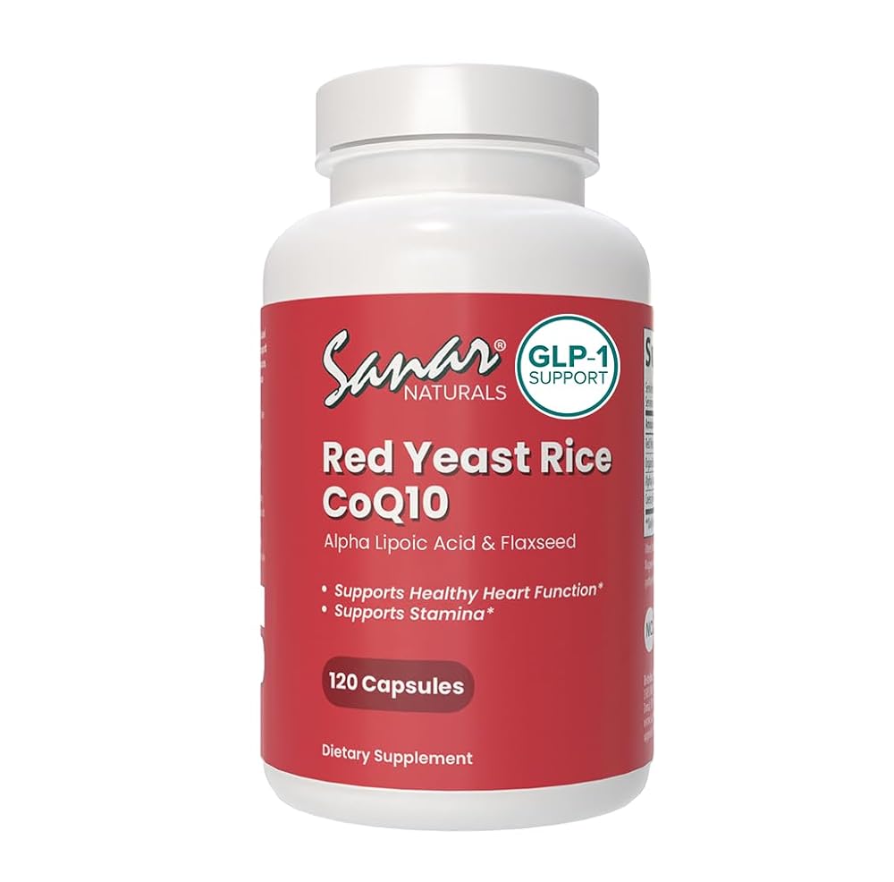 Sanar Naturals Red Yeast Rice with CoQ10 - 120 Capsules