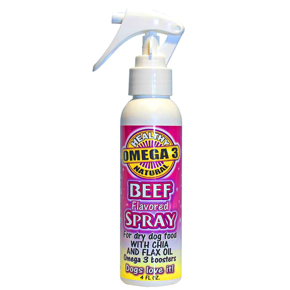 Flavored Sprays Roast Beef Omega-3 Oil for Dogs - 4 oz
