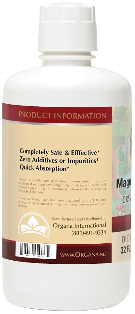 NutriNoche Organa Pure Crystalline Liquid Magnesium - 32 oz - image 5