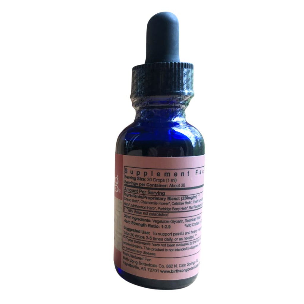 Birth Song Botanicals Menstrual Cycle Support Tincture - 1 oz - image 2