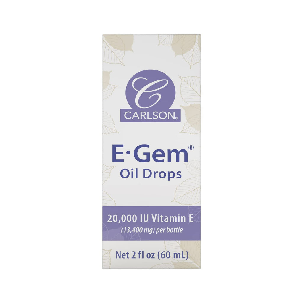 Carlson E-Gem Oil Drops Vitamin E 20000 IU - 2 fl oz - image 6