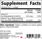 NEW ROOTS HERBAL Vitamin D3 2,500 IU - 60 Softgels - image 2