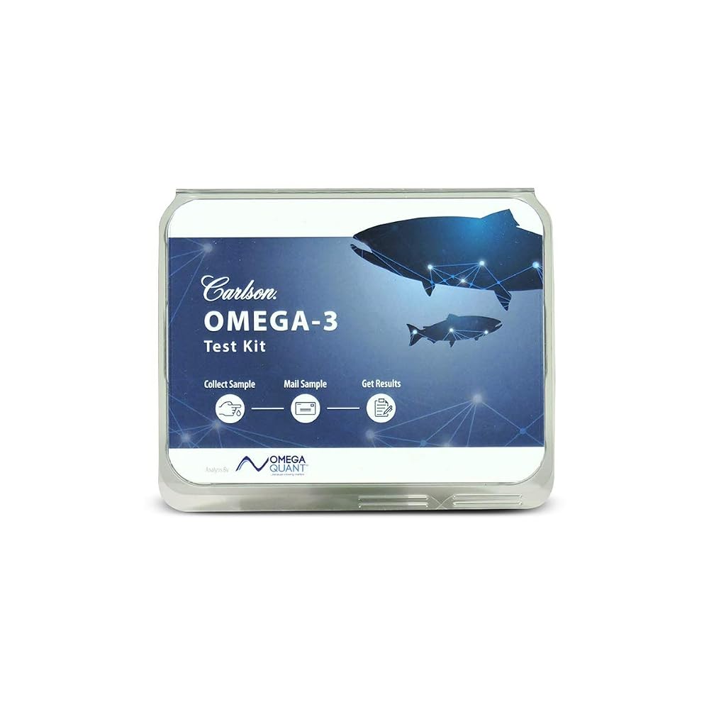 Carlson Omega-3 Index At-Home Test Kit - 1 Test