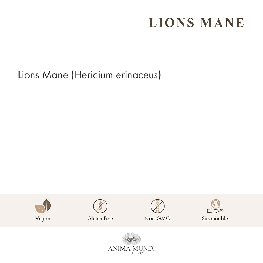 Anima Mundi Lions Mane Brain Tuner Mushroom Powder - 5oz - image 2