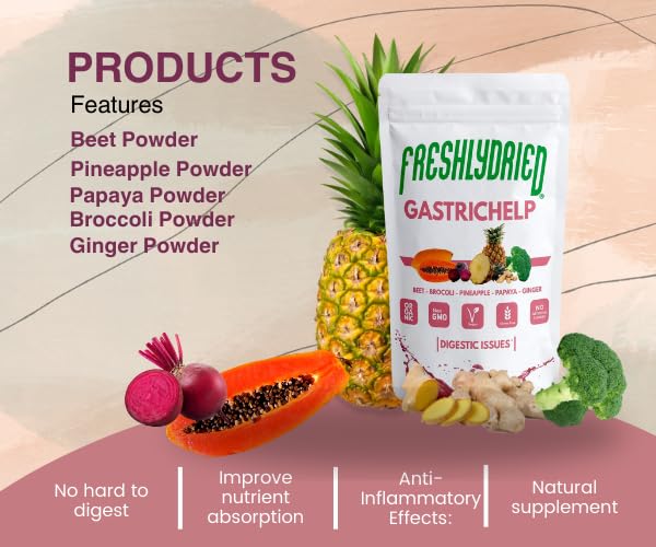 Freshlydried GastricHelp Powder Digestive Fiber - 6 Ounces - image 3