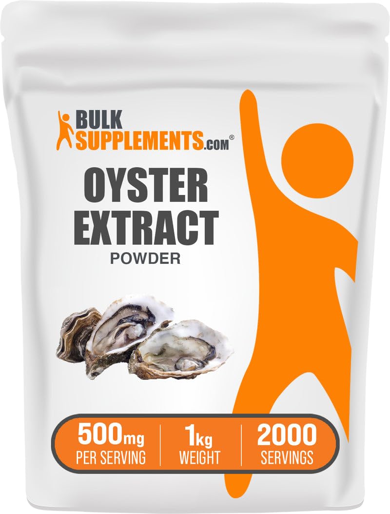 BulkSupplements Oyster Extract Powder Zinc Supplement - 1kg
