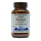 Barlowe's Herbal Elixirs Shilajit Extract 500mg - 60 Vegan Capsules