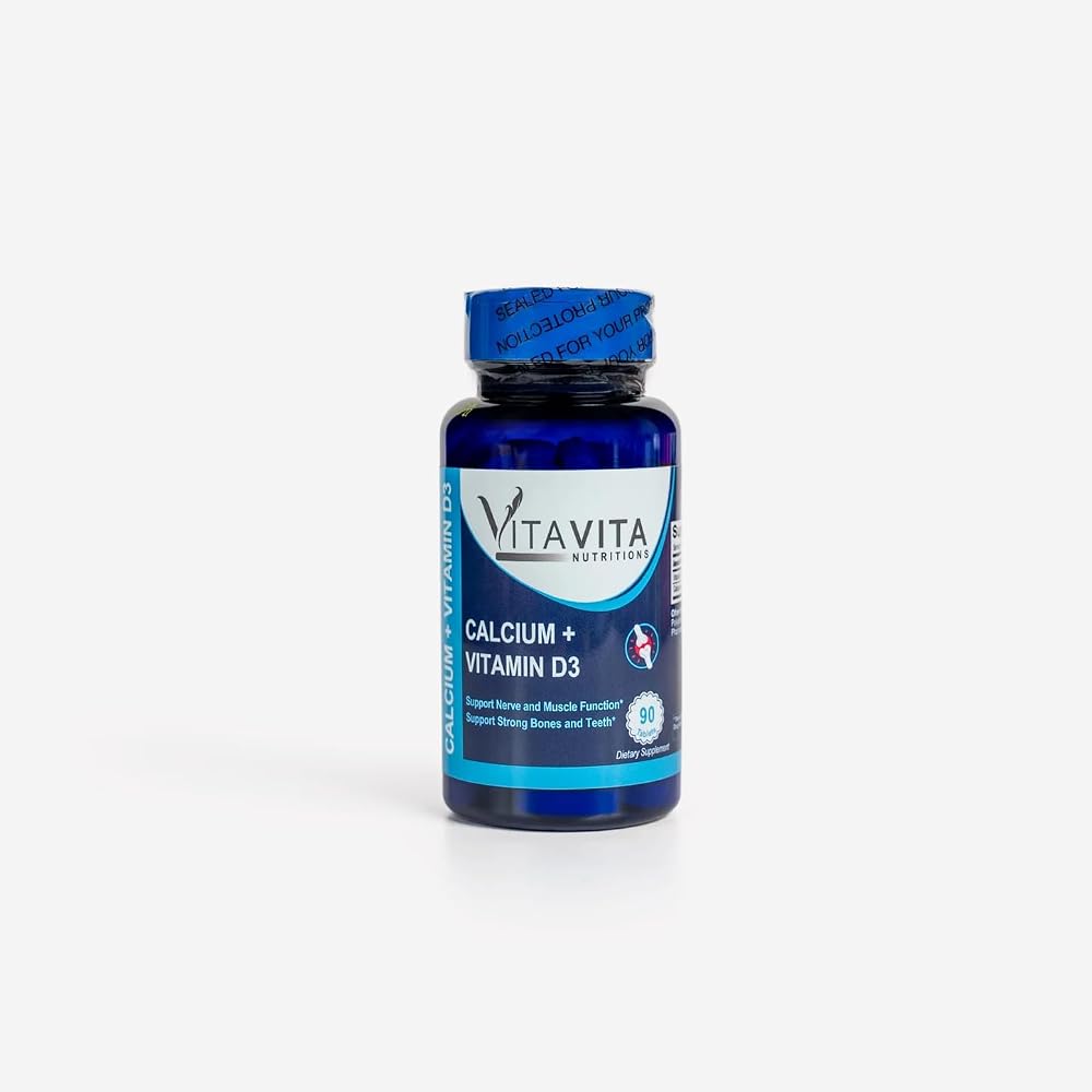 VitaVita Nutritions Calcium + Vitamin D3 - 90 Tablets