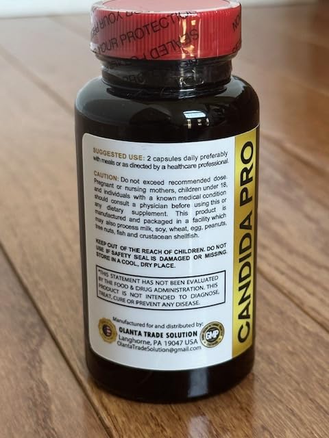 Generic Candida PRO Gut Support Probiotic Complex - 60 Capsules - image 2