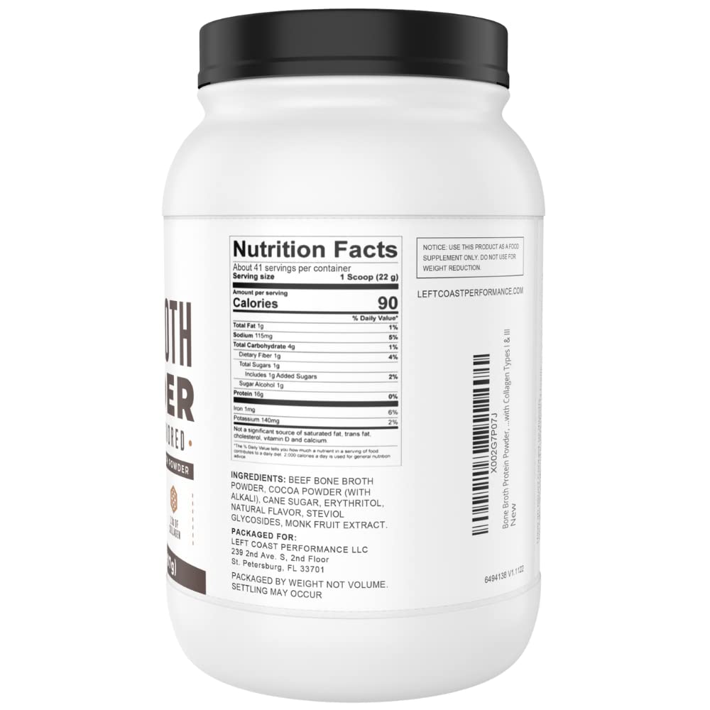 Left Coast Performance Bone Broth Powder