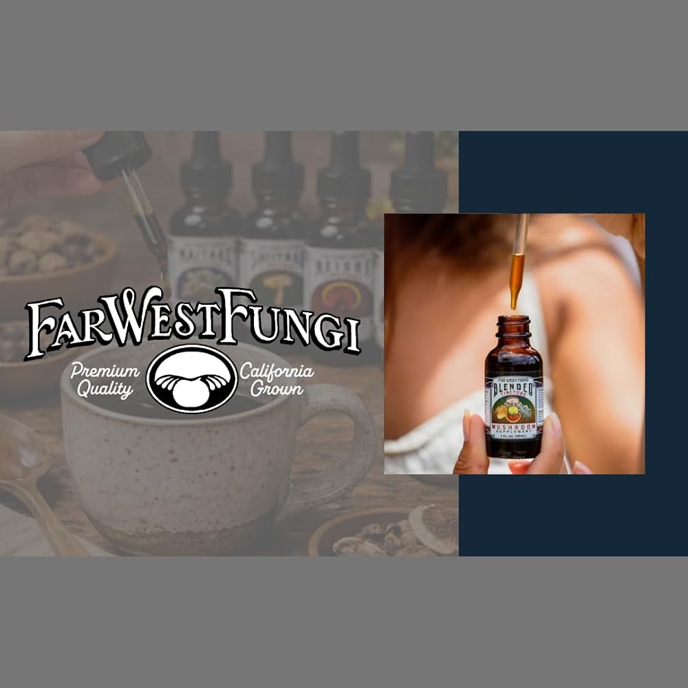 Far West Fungi 100% Fruiting Body Mushroom Tinctures